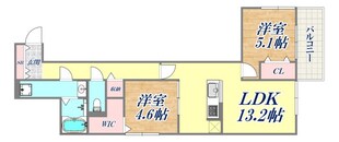 サンパティーク住吉の物件間取画像